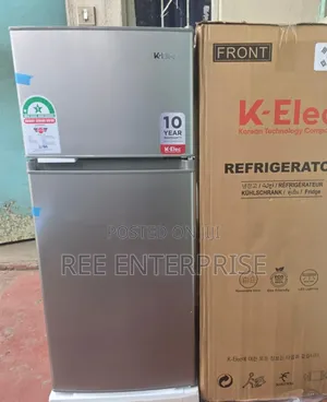 10 Years Warranty Klec 128 Litres Double Door Refrigerator