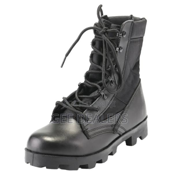 Black Military Boots,Size 40-45