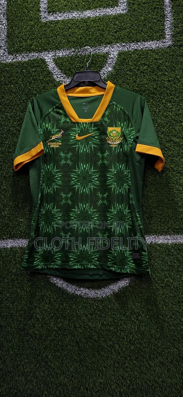Springbok Sevens Home Rugby Jersey. - main view