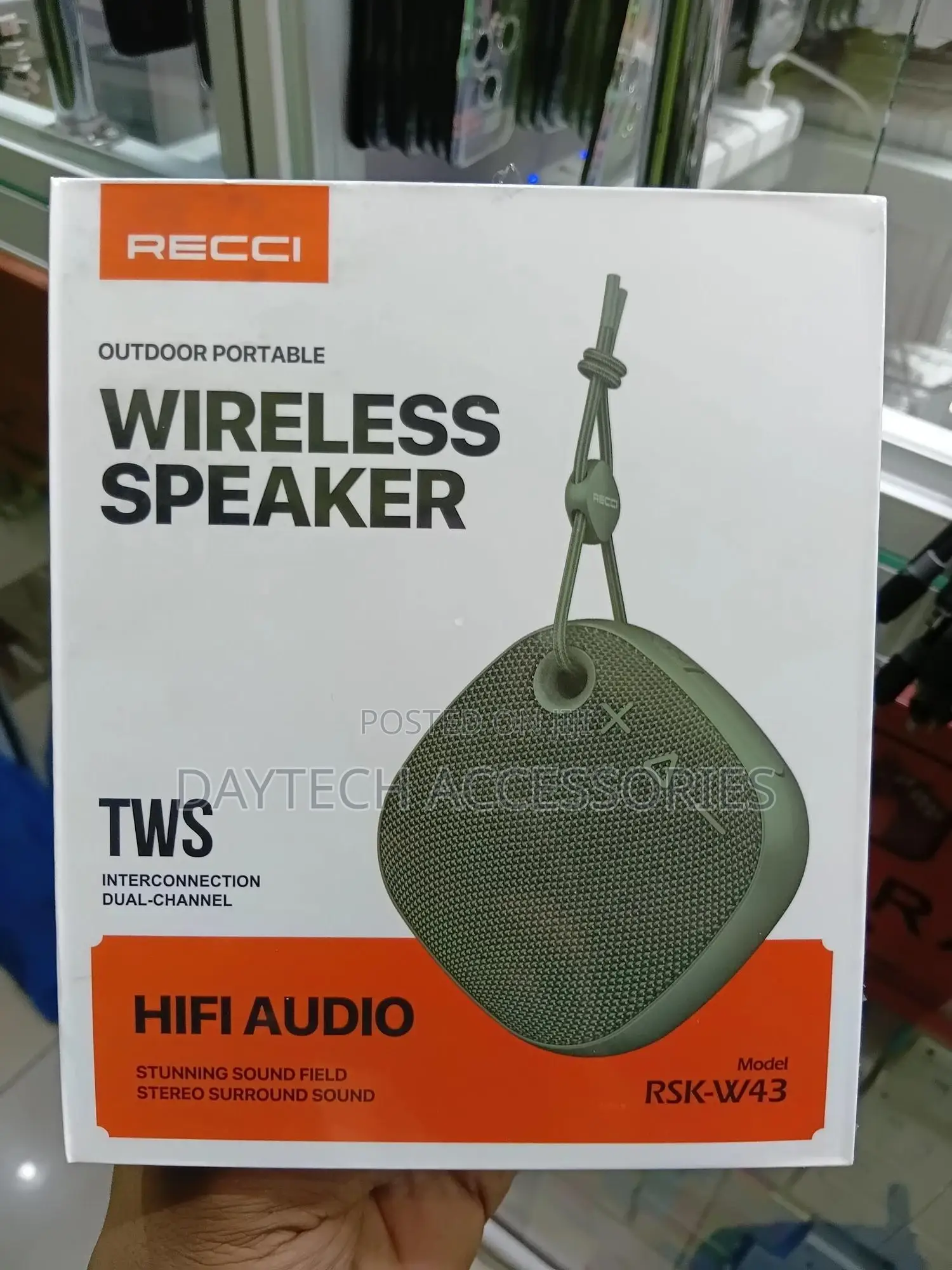 Recci Mini Bluetooth Portable Wireless Speaker RSK-W43