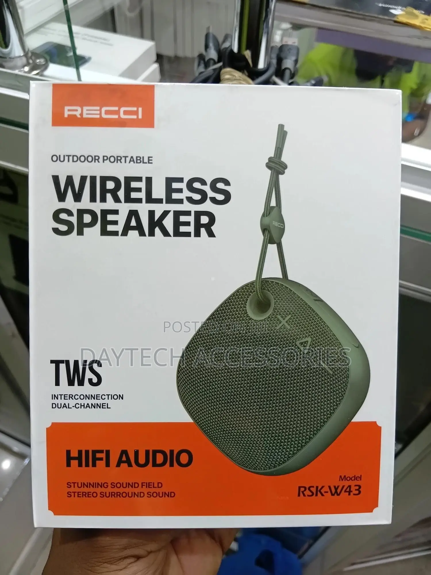 Recci Mini Bluetooth Portable Wireless Speaker RSK-W43
