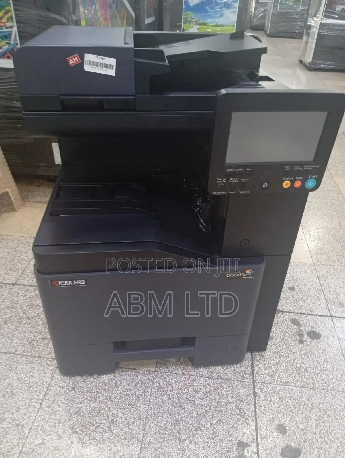 Extremely Clean Kyocera Taskalfa 358ci Color Laser MFP