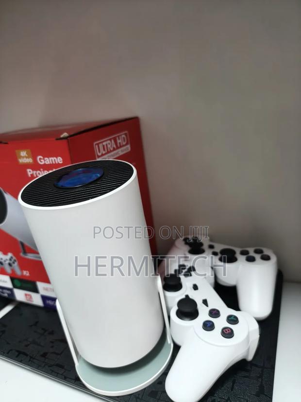 Top Rated Gaming Projector Resolution Wifi Smart Two Gaming Pads - main view