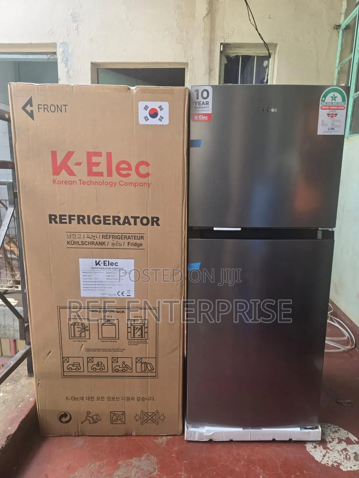 Klec 181 Litres Double Door No Frost Refrigerator