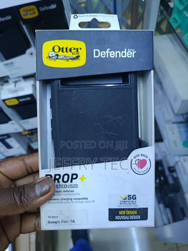 Otolfy Otterbox Google Pixel 7a Defender Series 3 in 1 Case - Black - main view