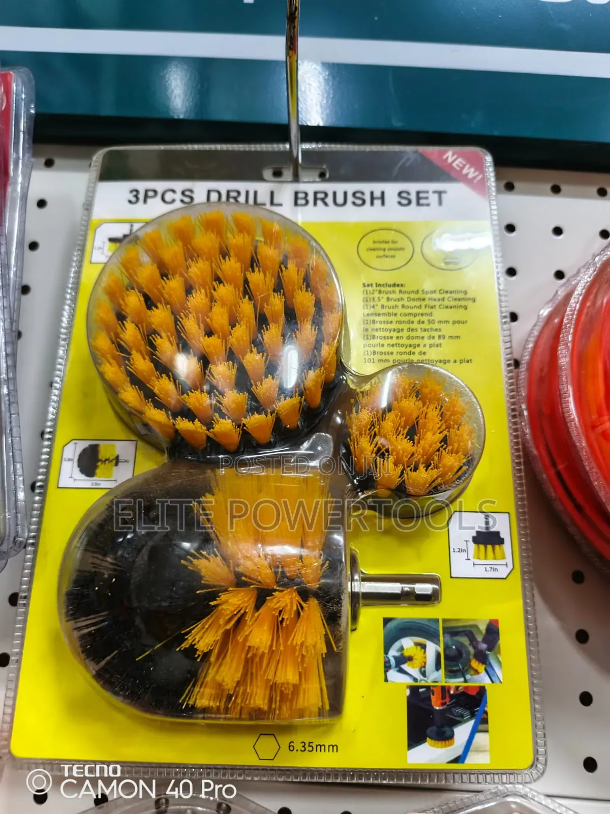 Quality 3 Drill Set Brush