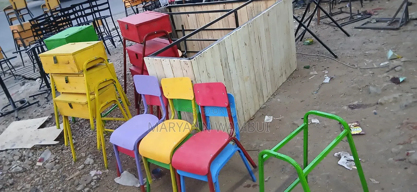 Juakali Kindergarten Lockers and Chairs