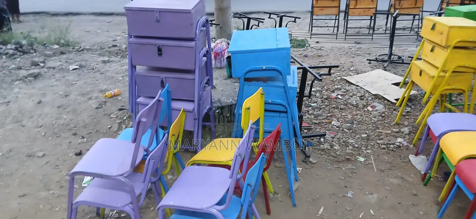Juakali Kindergarten Lockers and Chairs