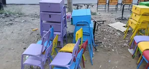 Juakali Kindergarten Lockers and Chairs