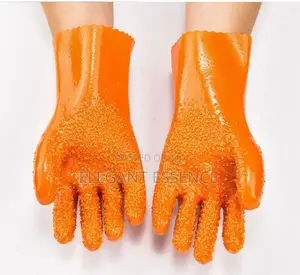 A Pair Of Hard Silicone Latex Studded Gloves