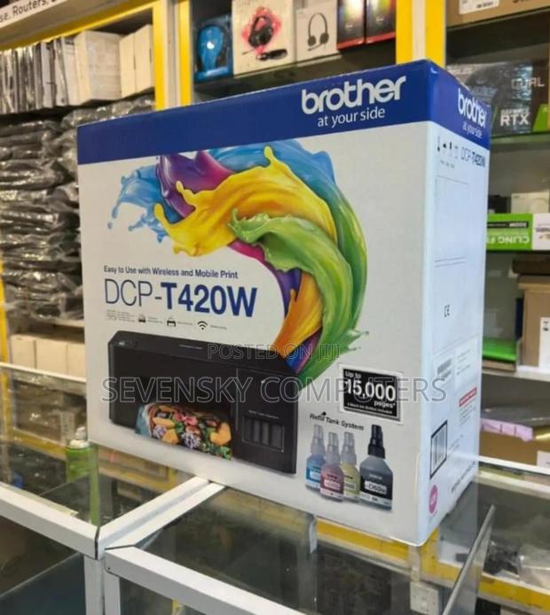 Brother (Dcp-T420w) Wireless All-in-One Ink Tank Refill System Printer