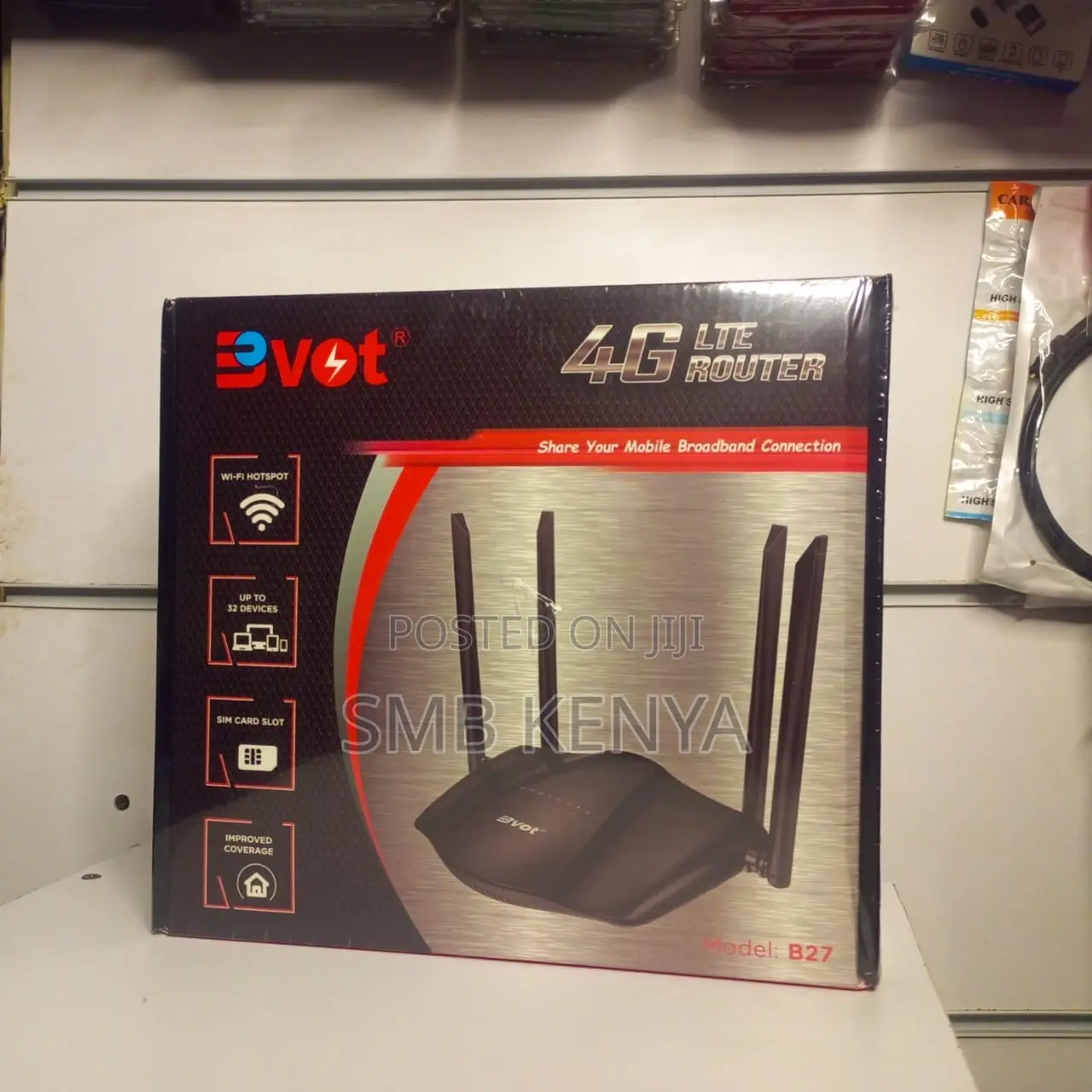 Bvot 4g Lte Router With 4 High Gain Antenas