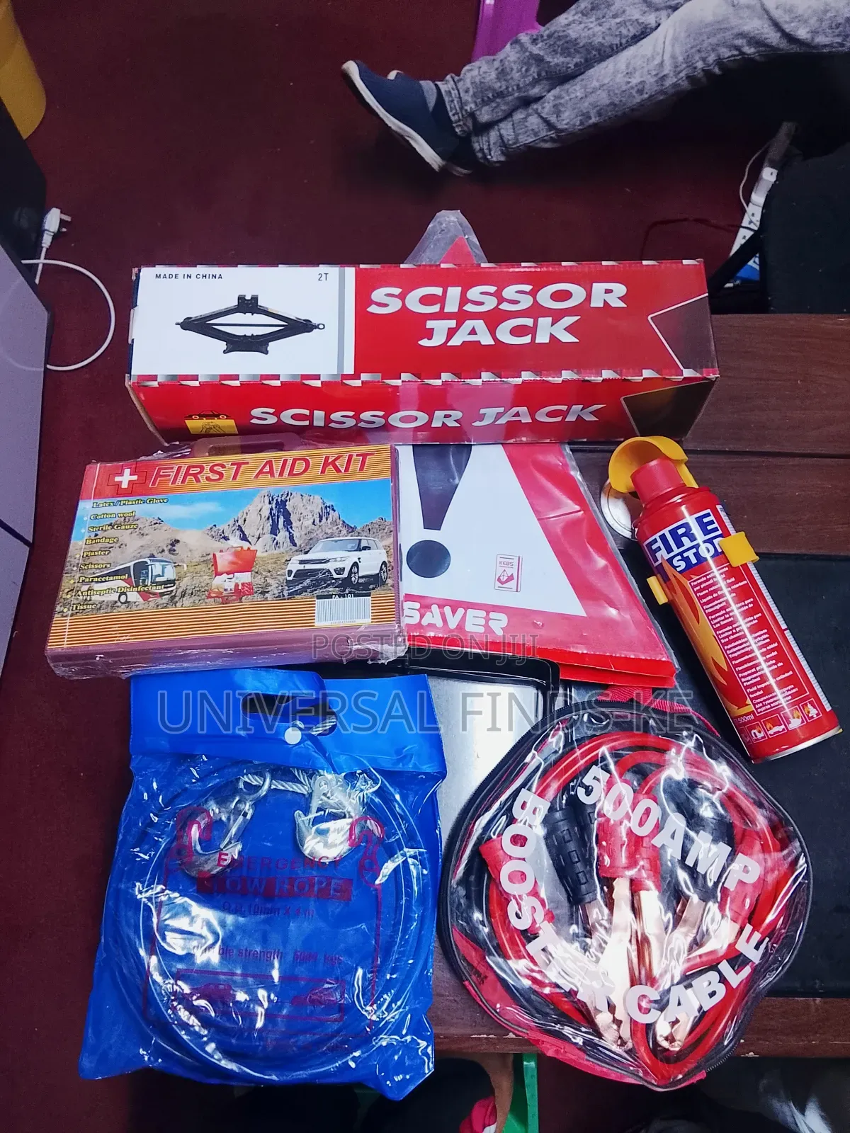 6 In 1 Emergency Car Kit Set