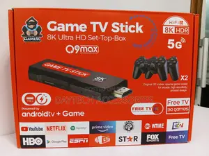 This Is a Q9 Max X2 Ultra Hd Game Tv Stick - Black