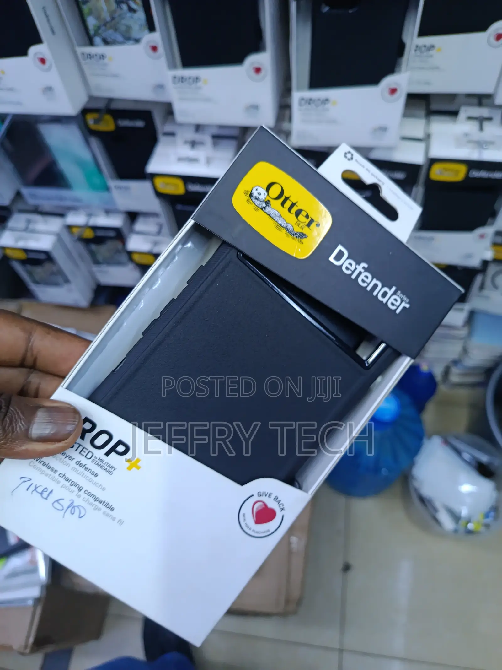 Polic Otterbox Pixel 6 Pro Defender 3 in 1 Case With Holster Clip