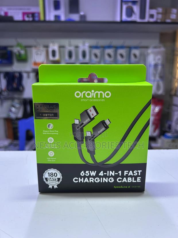 Oraimo 65w 4 in 1 Fast Charging Cable Speedline 4 - thumbnail 2