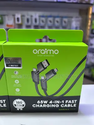 Oraimo 65w 4 in 1 Fast Charging Cable Speedline 4