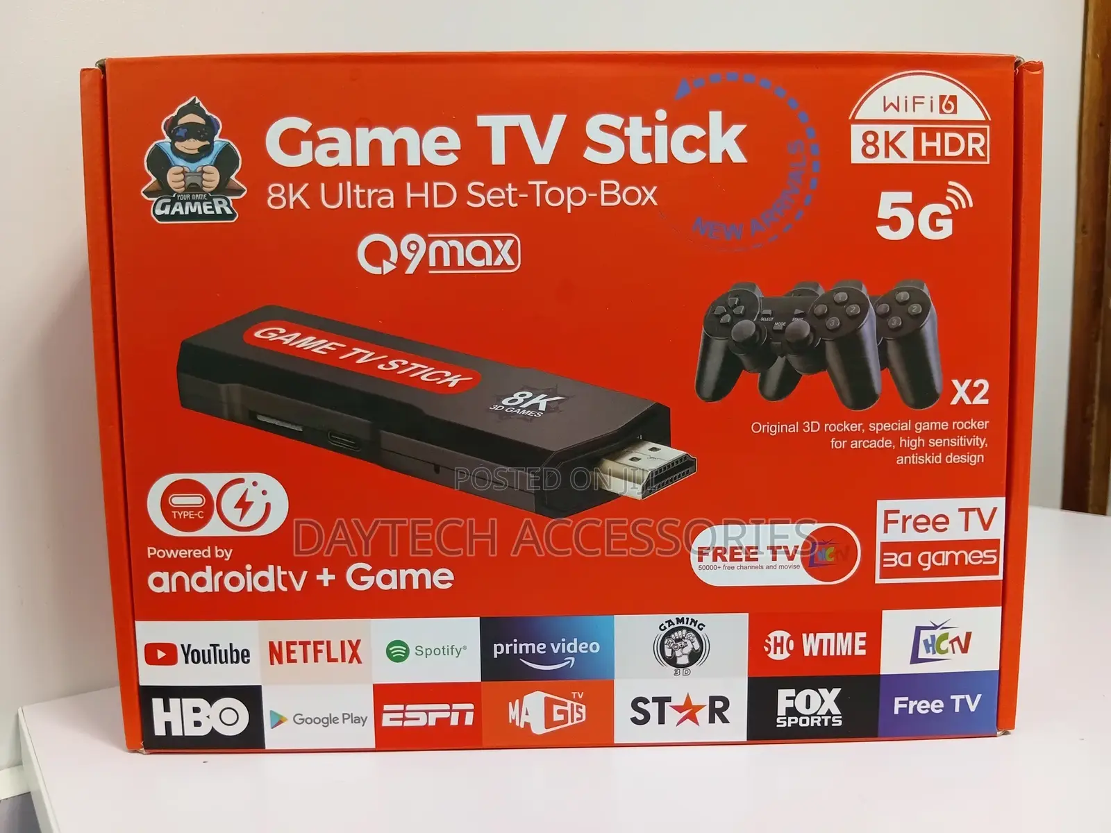 X2 Game Tv Stick Dual System Android Tv Box and Game