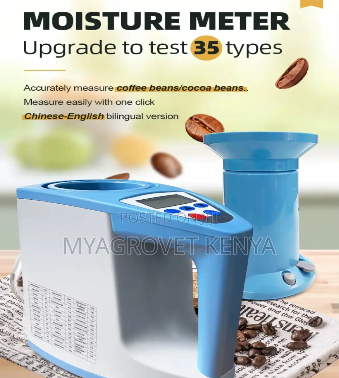 Commercial Grain Moisture / Tests 35 Types of Grains