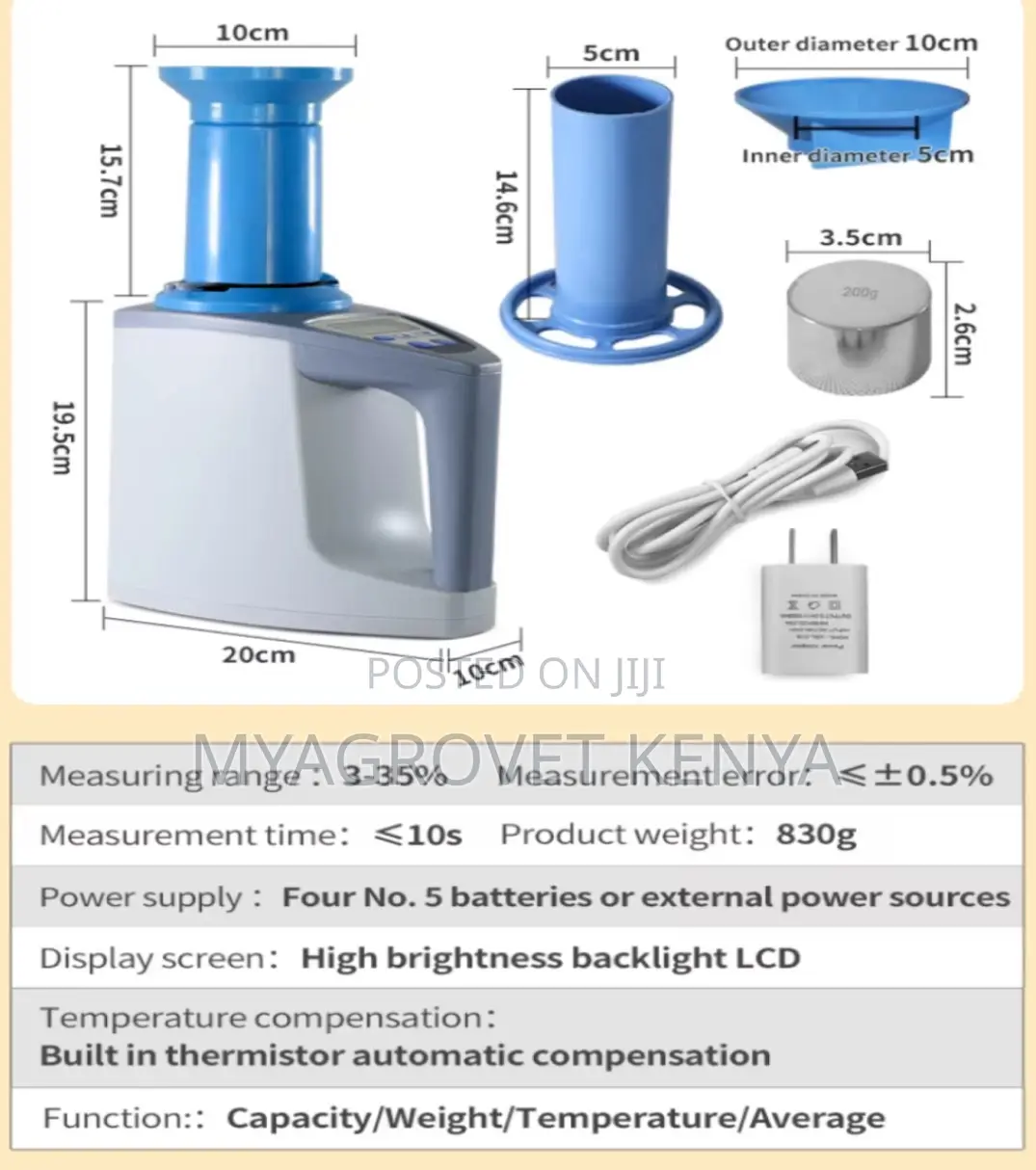 Commercial Grain Moisture / Tests 35 Types of Grains