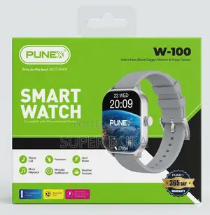 Punex W-100 Smart Watch - 1.95" Screen, Bluetooth Call
