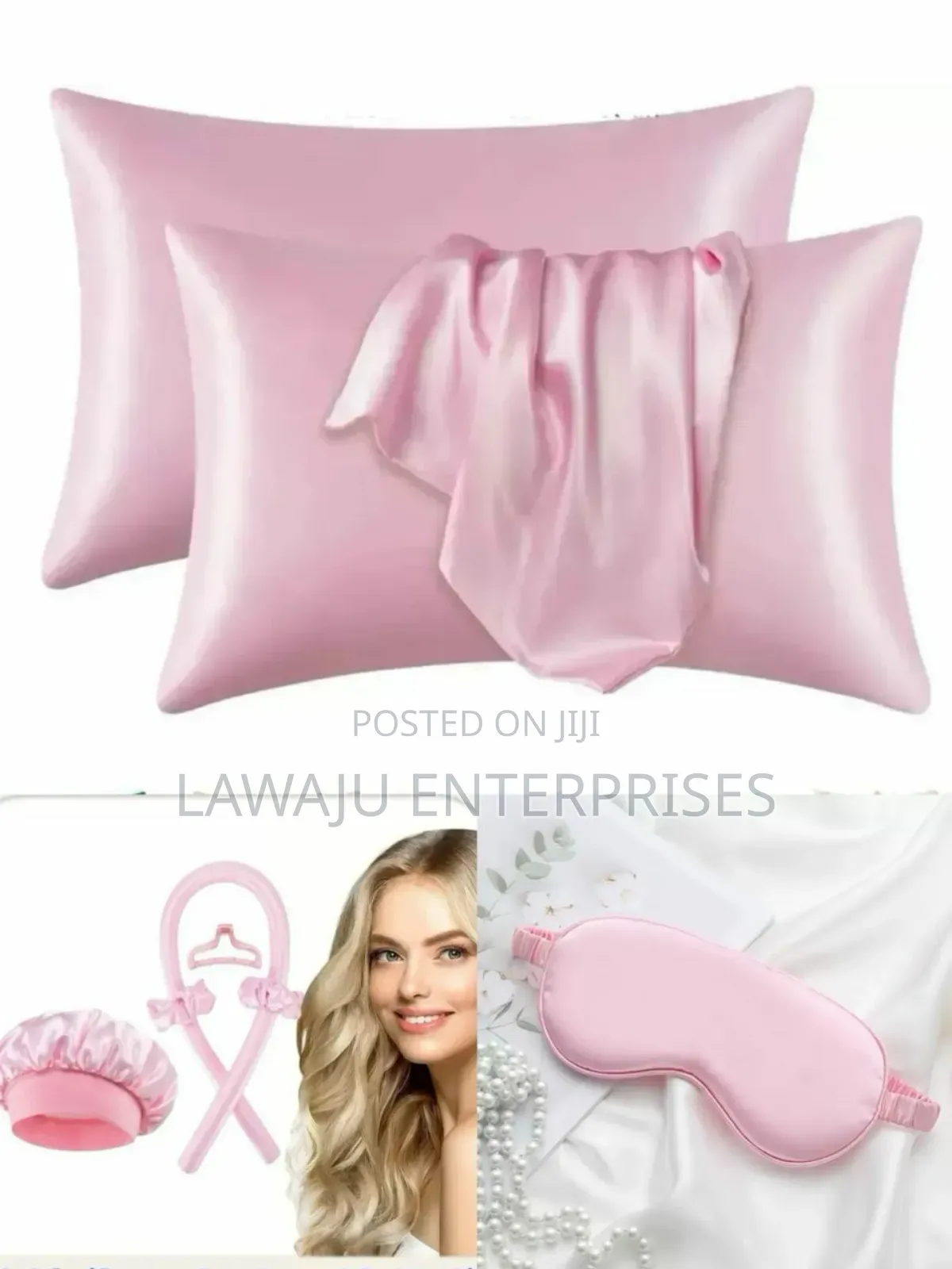 Ladies Sleeping Silk Night Set