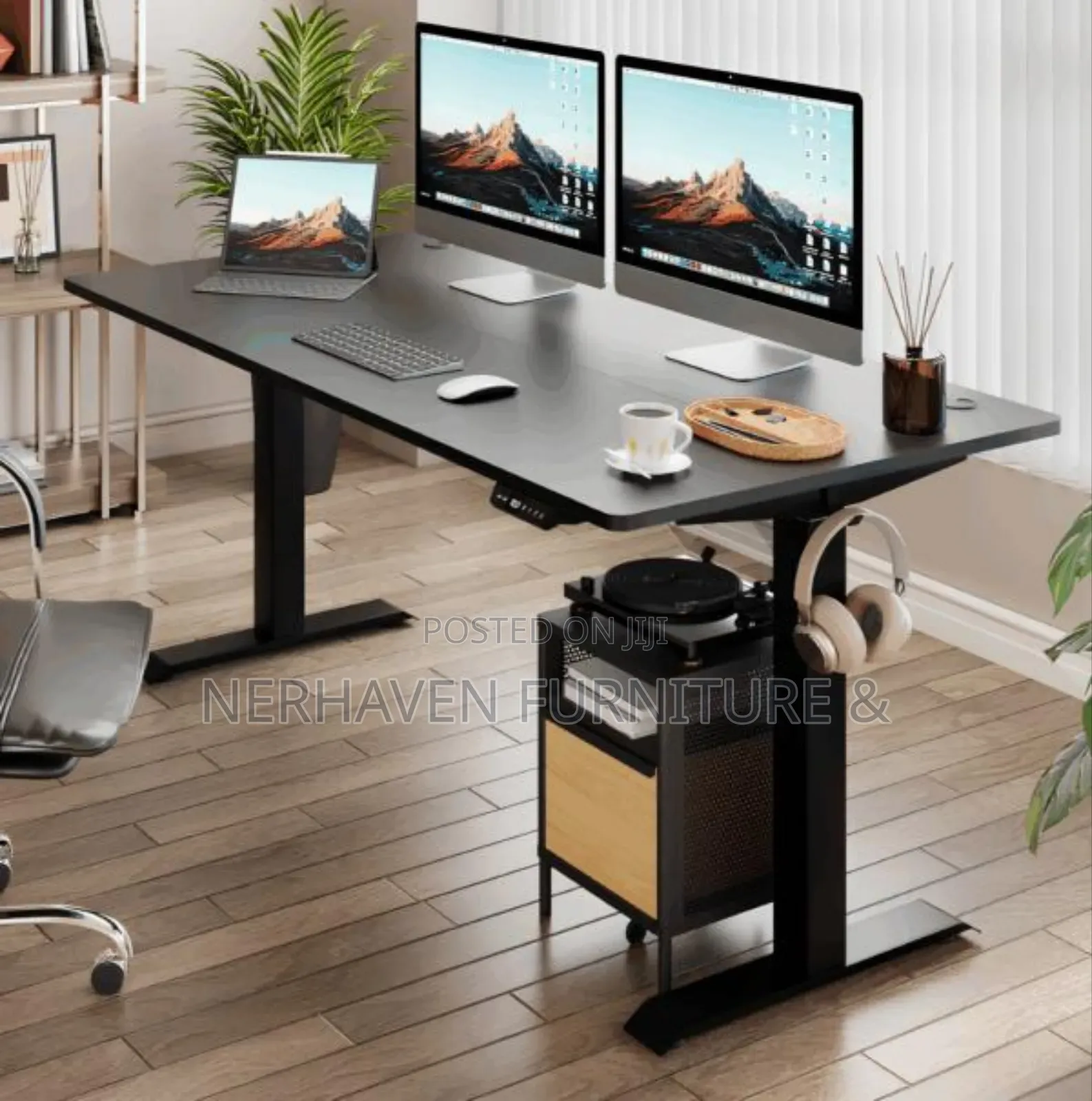 Electric Office Desk – Adjustable Height Standing Desk
