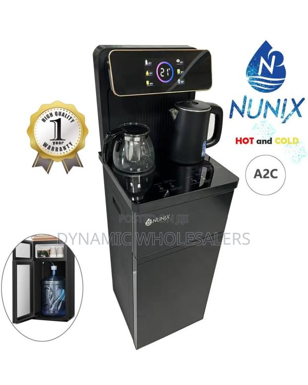 Nunix A2c Hot Cold Bottom Load Water Dispenser With Integrated Tea