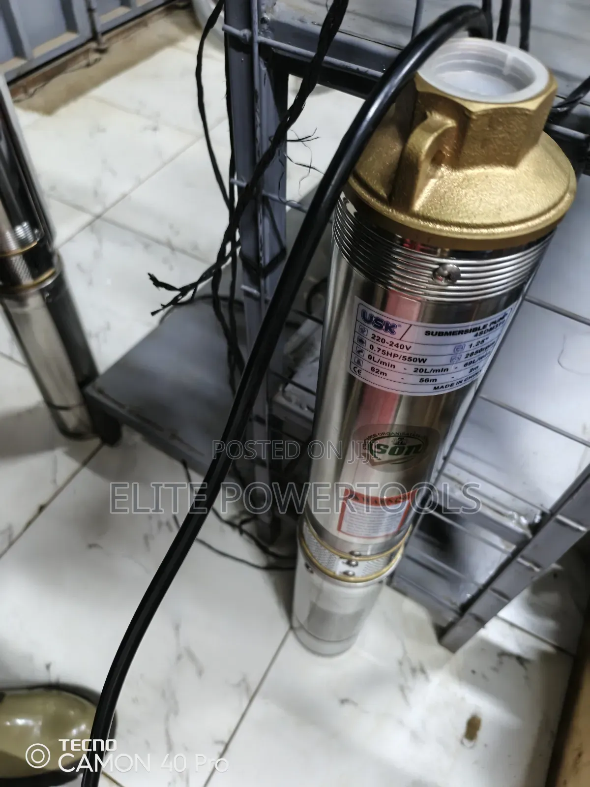 0.75 Usk Submasible Water Pump