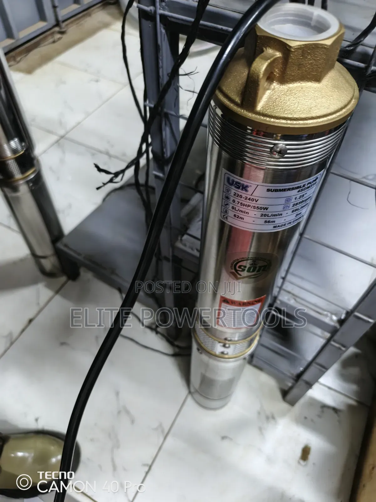 0.75 Usk Submasible Water Pump