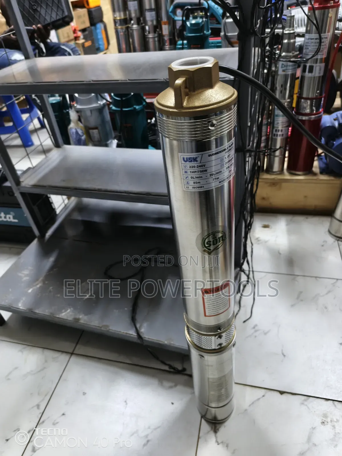 0.75 Usk Submasible Water Pump