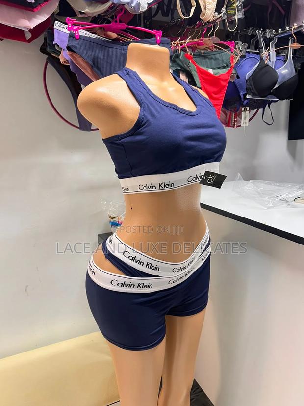 Three Piece Ck Piece Set Navy Blue