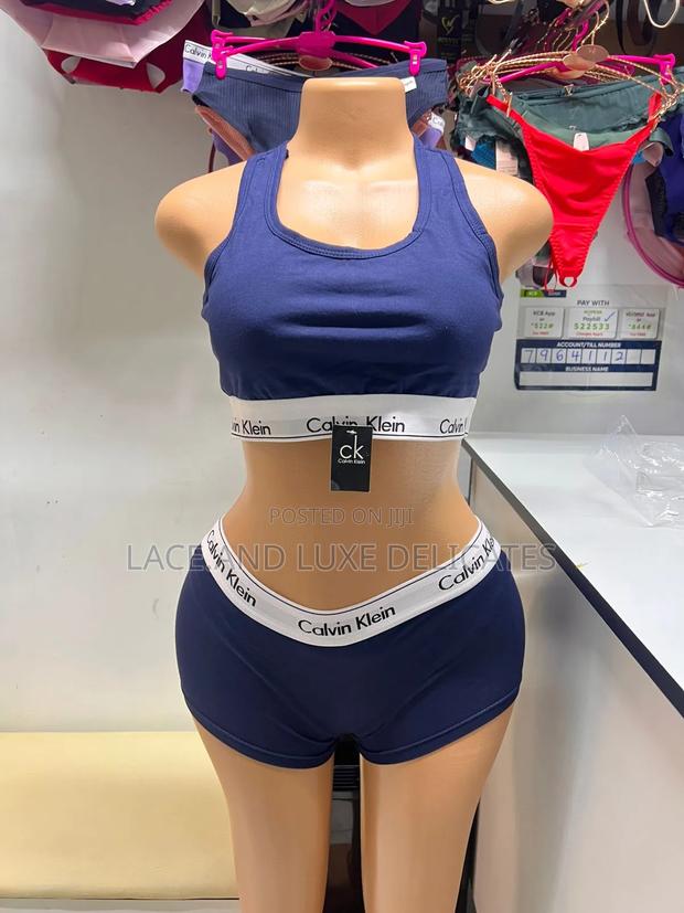 Three Piece Ck Piece Set Navy Blue - thumbnail 2