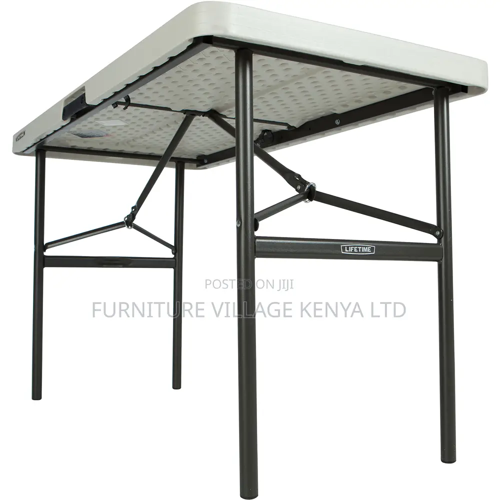 Dining Table ; Rectangular Foldable White Dining Table