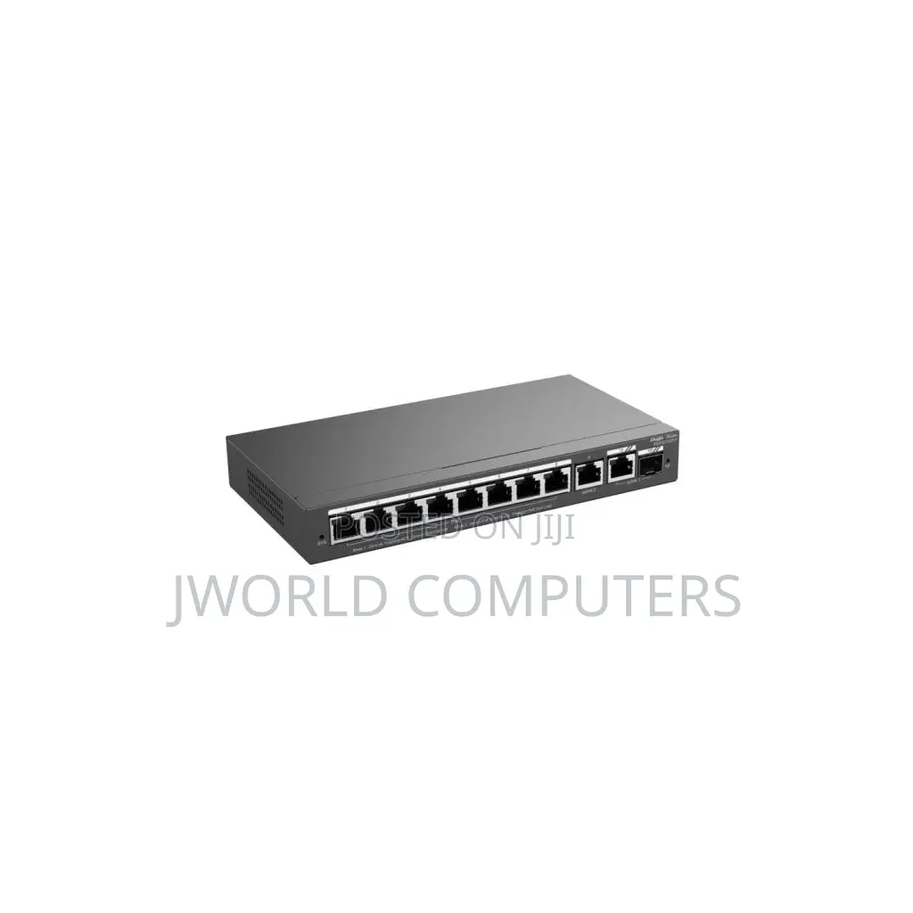 Ruijie Rg-Es210gs-P Poe Switch 10-Port Gigabit Managed