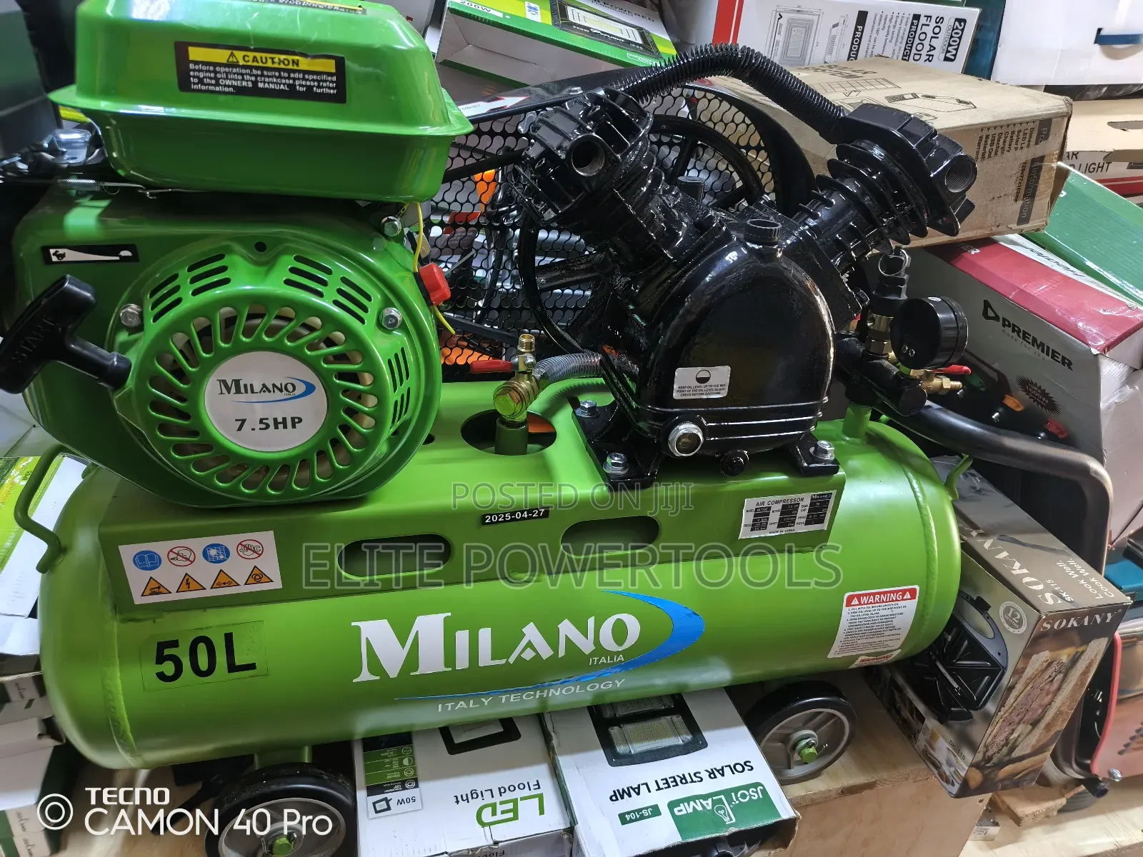 Milano Petro Air Compressor 50l