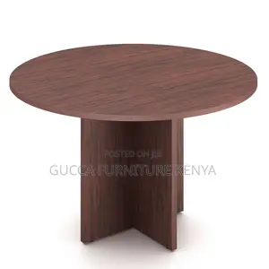 1.2m Brown Round Customized Meeting Table