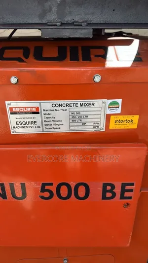 Esquire Indian 500l Diesel Concrete Mixer Machine Offer