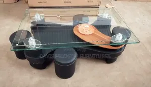 Modern Glass Top Coffee Table