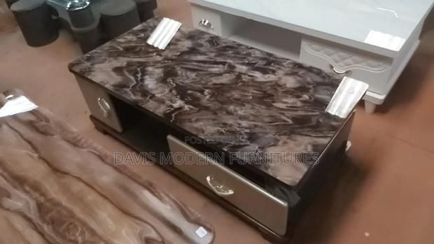 Coffee Table With Marble Like Top