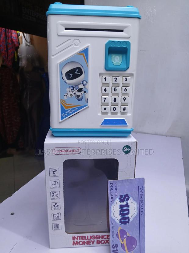 Kids Electronic Money Saving Box With Password Fingerprint - main view