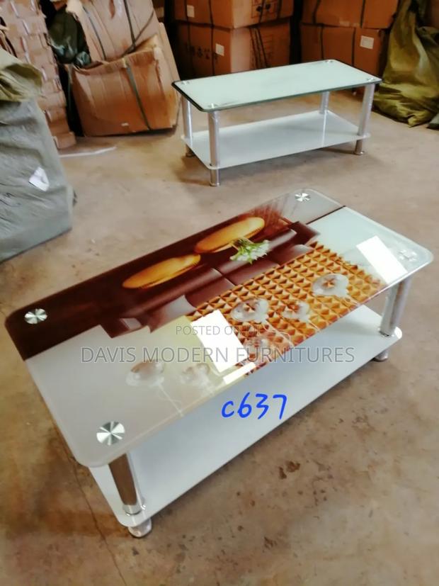 Plain Glass Top Coffee Table