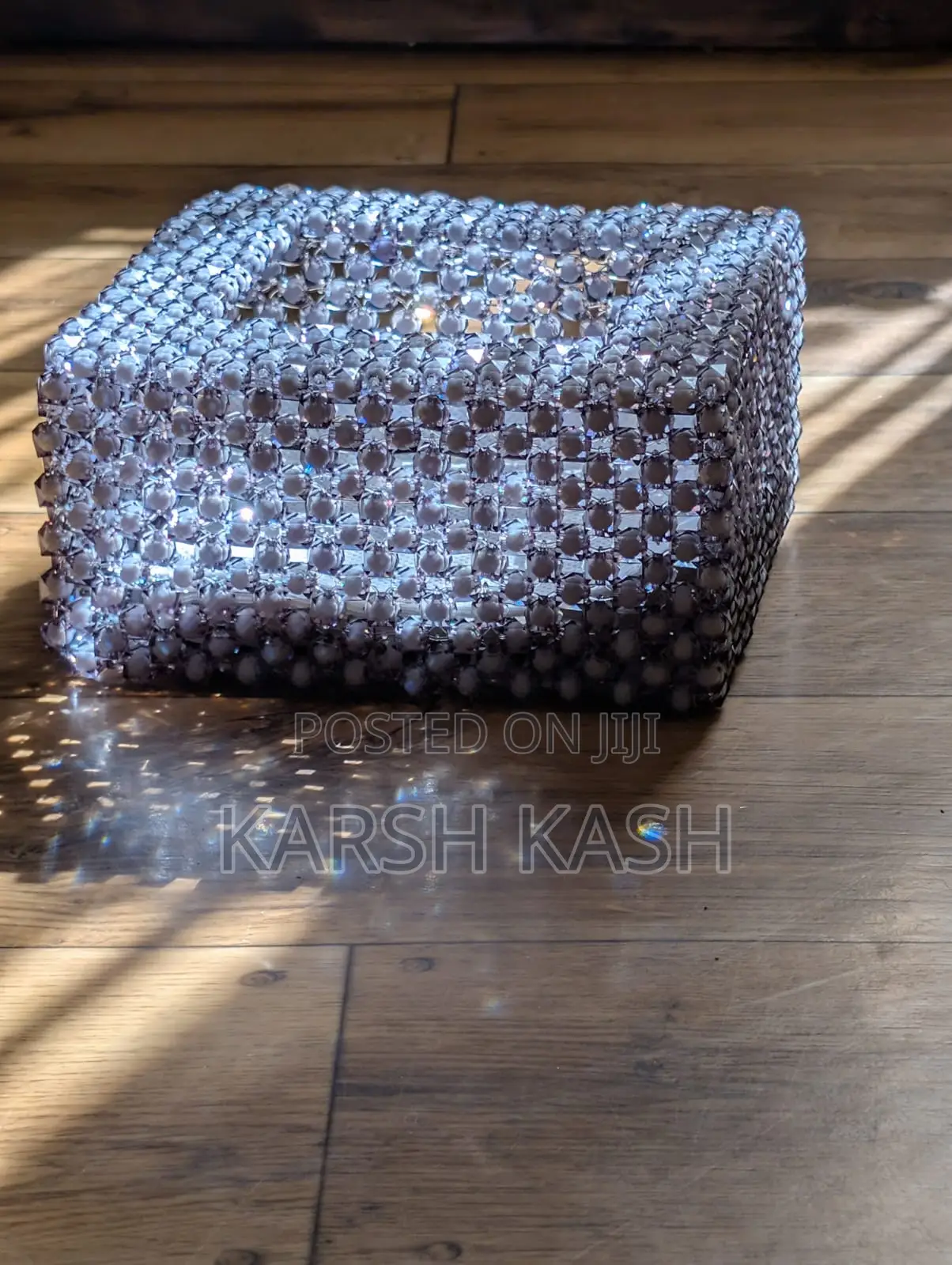 Beaded Jewelry Boxes Serviette Holder and Accessories
