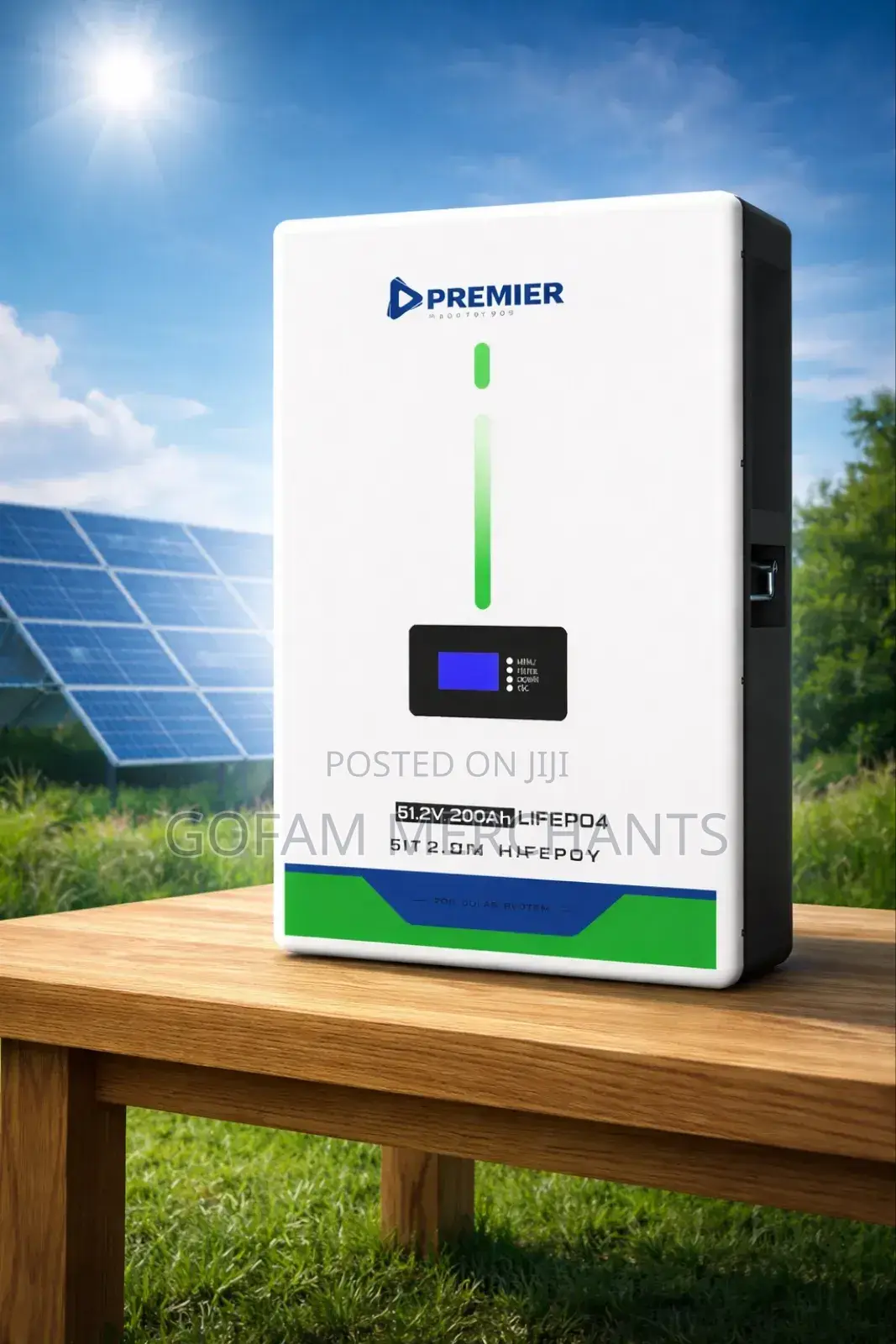 10kw Premiere Deep Cycle Lithium Battery 6000cycles