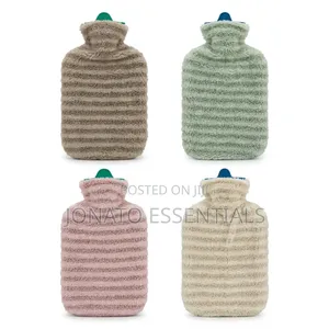 Hot Water Bottle With Soft Faux Fur Plush Cover – 2l Capacity