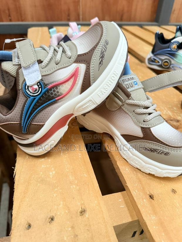 Kids Sneakers Sport- Brown