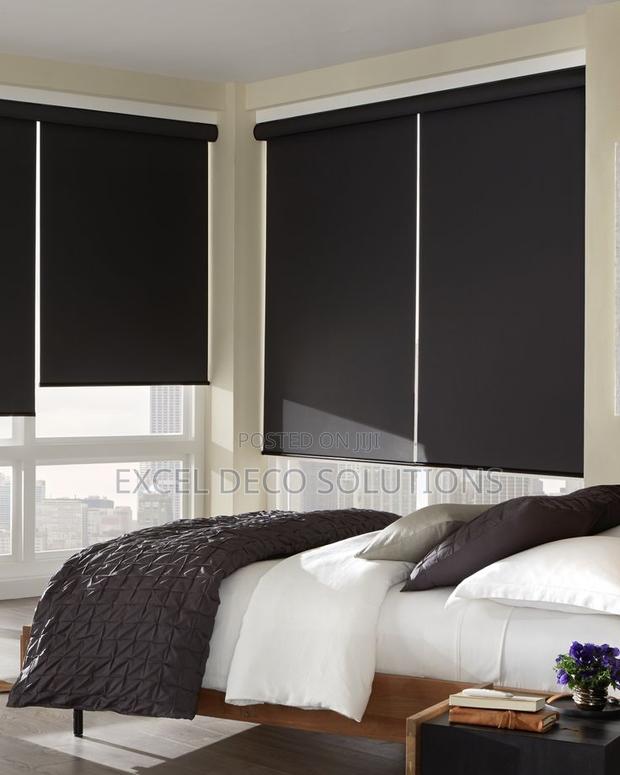 Blackout Roller Blinds for Bedroom Privacy and Light Control Use