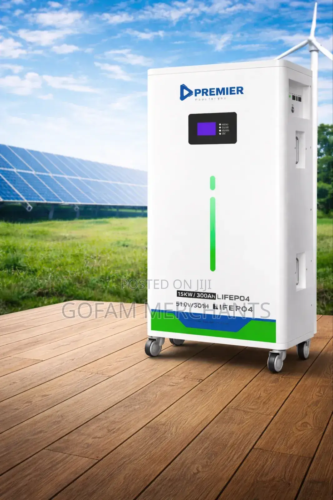 15.36kw Premiere Lithium Deep Cycle Battery