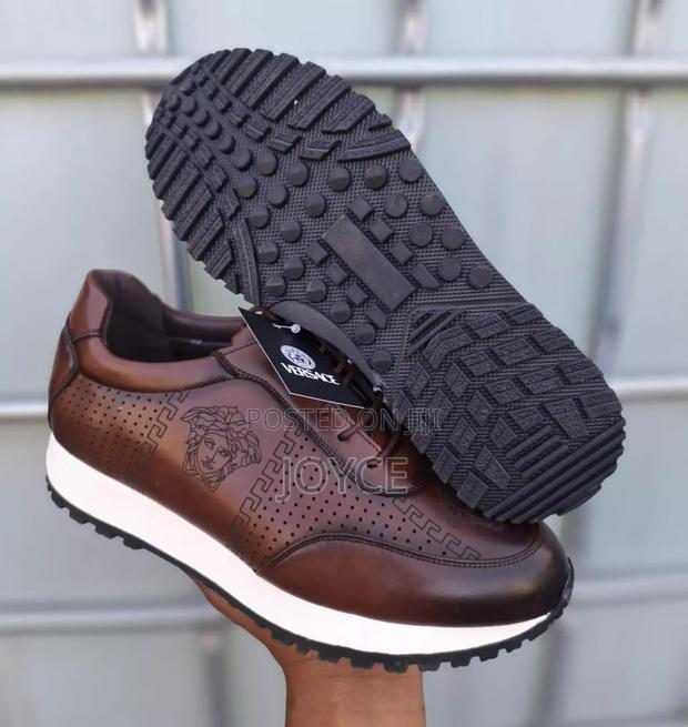 Versace Leather Sneakers - thumbnail 2