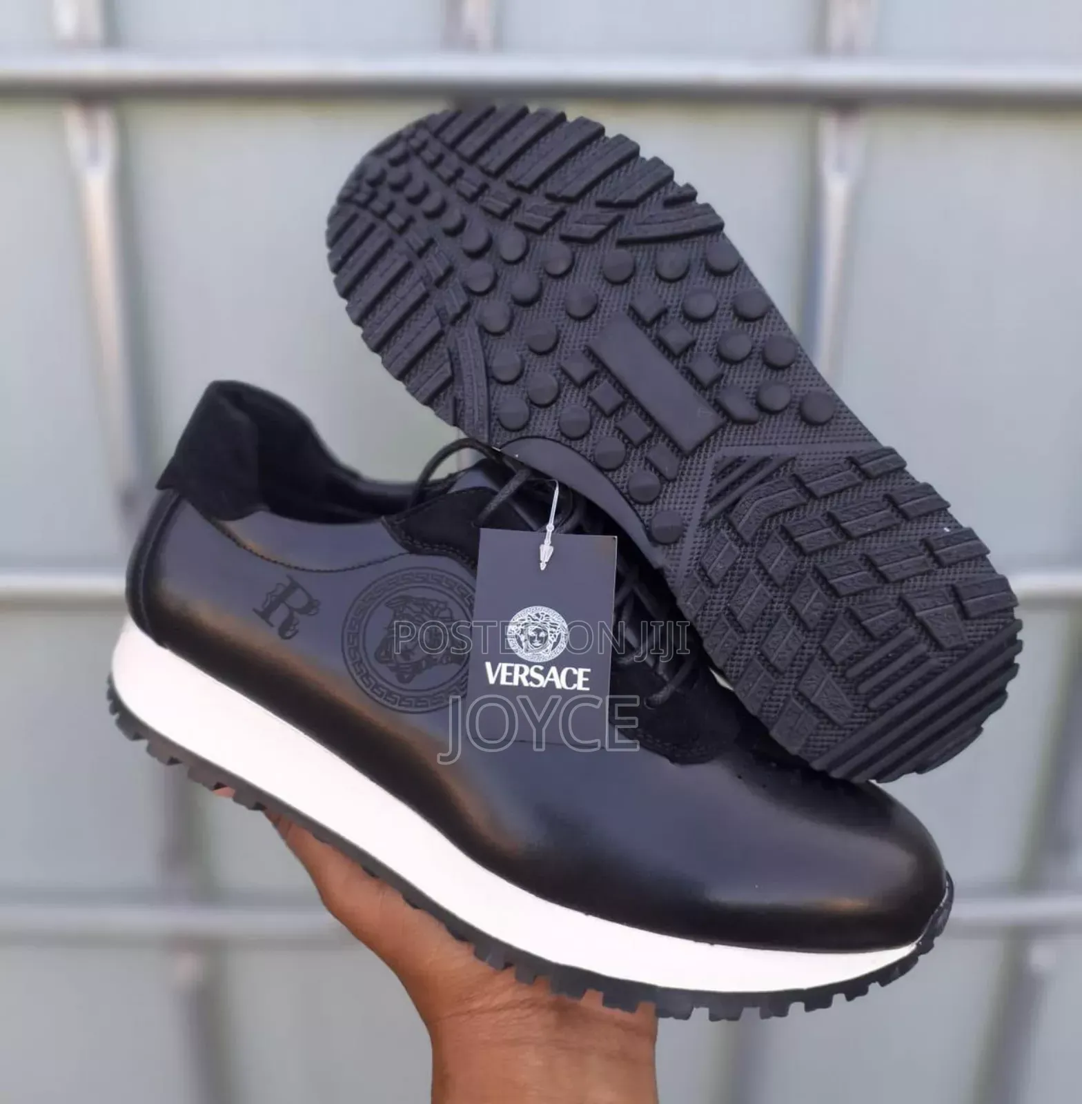 Versace Leather Sneakers